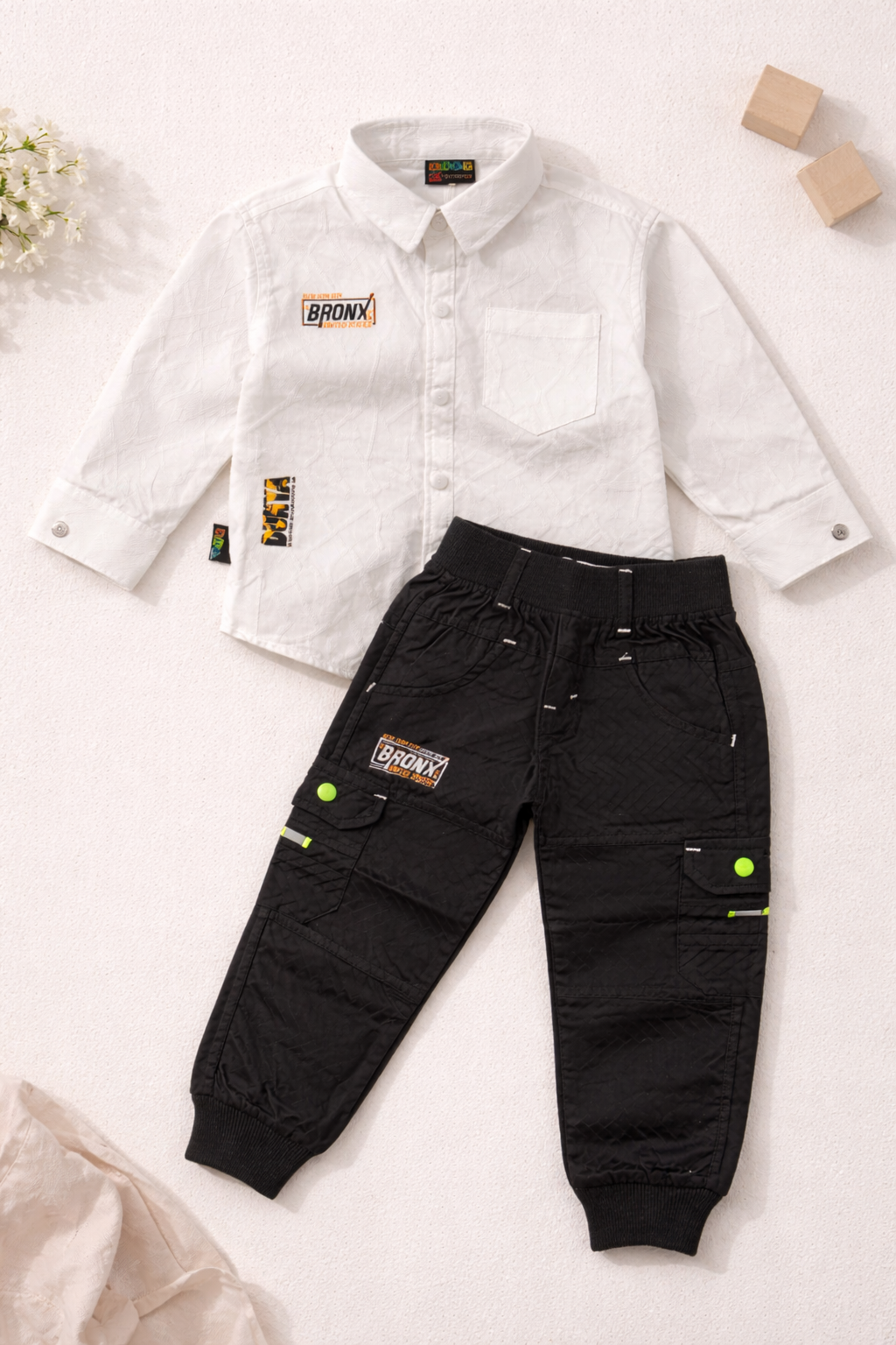 BRONX Street Style Shirt & Cargo Suit B-3