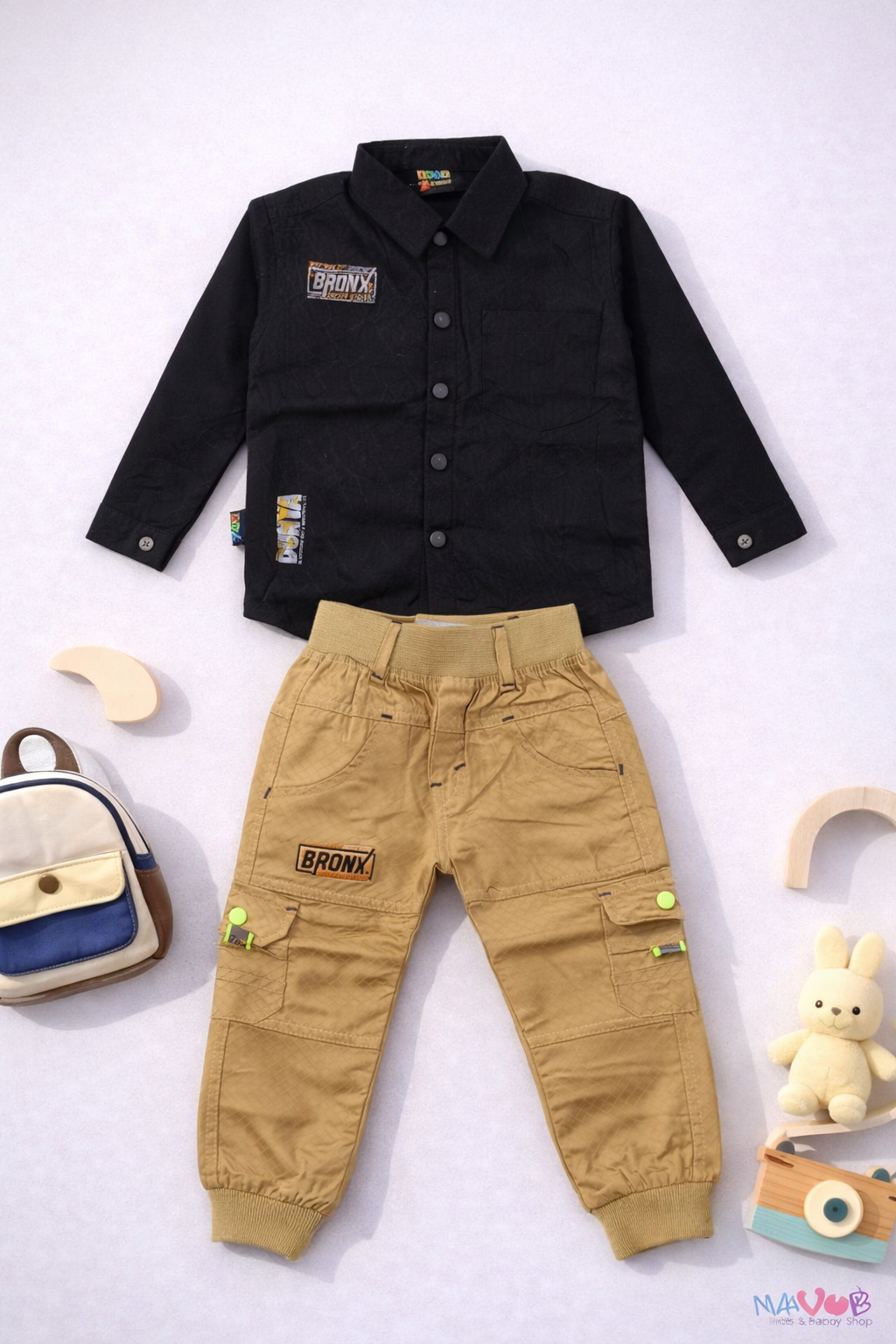 BRONX Street Style Shirt & Cargo Suit B-3